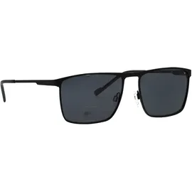 Eschenbach Sonnenbrille TITANFLEX "Modell 824135", Herren, schwarz, matt, Sonnenbrillen Sonnenbrille, Form Karree/Soft, Logoschriftzug auf Bügel, Titanflexfassung