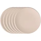 Villeroy & Boch Frühstücksteller NewMoon 24 cm beige 6er Set