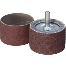 WOLFCRAFT Schleifzylinder Ø 45 mm Set mit 2 Schleifbändern 80/150