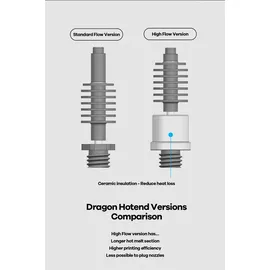 Phaetus Dragon, High-Flow, heißes Endstück