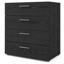 hellin Petra Kommode 4 Schubladen Schwarze Esche Dekor.