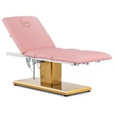 Physa Massageliege Elektrische Kosmetikliege 200 kg Rosa/Golden Behandlungsliege rosa 64 cm x 190 cm x 60 cm