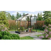 Vitavia Gewächshaus Triton 2500 Schwarz 2,6 m2 inkl. Fundament