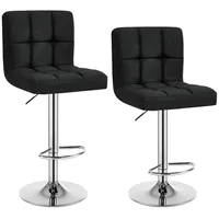 Woltu Barhocker 2er-set Designer Barstuhl Hocker Tresenhocker Aus Leinen Schwarz - Woltu
