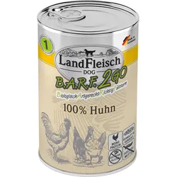 LandFleisch Hund B.A.R.F.2GO 100 % vom Huhn 6 x 400g