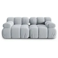 Micadoni Sofa Bellis, modular 2-Sitzer blau