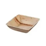 Greenbox - Palmblatt Schalen Palmware® 300 ml, quadratisch, 25 St.