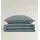 BIERBAUM Elegant uni Blau 135 x 200 cm + 80 x 80 cm