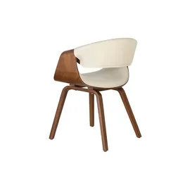 CLP 2er Set Esszimmerstuhl Foley Mit Kunstleder- Oder Stoffbezug I Küchenstuhl Mit Armlehne Und Holzgestell