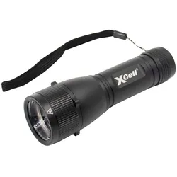 Xcell LED-Taschenlampe L500 fokussierbar Schwarz Leuchte