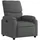 vidaXL Relaxsessel Dunkelgrau Polyester 50 x 99 x 50 cm Grau mit Liegeposition