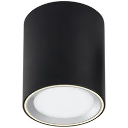 Nordlux Fallon, Rund, Decke/Wand, Oberflächenmontiert, Schwarz, Stahl, Metall, H