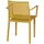 Siena Garden Stapelsessel-Set Lane 4-teilig Mustard
