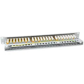 Equip Patchpanel 48-Port Cat6A 19" FTP 1HE hellgrau