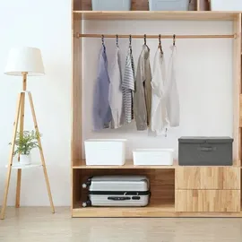 vidaXL Aufbewahrungsbox 50 x 30 x 25 cm 1-tlg. anthrazit
