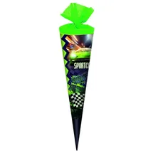 Livepac Office Schultüte / Zuckertüte / Länge: 35cm / rund / "Sportcar"