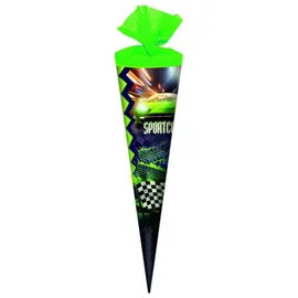 Livepac Office Schultüte / Zuckertüte / Länge: 35cm / rund / "Sportcar"