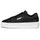Puma Smash Platform V3 Laser Cut Plateau Sneaker Damen 02 black/strong gray/silver 38