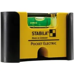 Stabila Mini-Wasserwaage + SB Karte Pocket Electric+Clip
