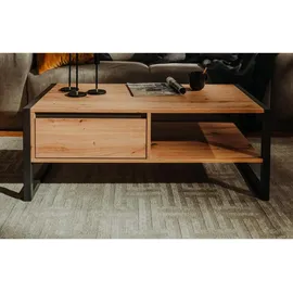 furn.design Couchtisch, Eiche Artisan, Holzwerkstoff, Nachbildung,Eiche, 1 Schubladen, Rechteckig,Rechteckig, 100x40x55 cm, Wohnzimmer, Wohnzimmertische, Couchtische