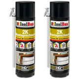 None Fenster 2K Montageschaum 2 x 400ml Türschaum, Fenster, Dämmung & Montag, Fenster- und Türrahmen sowie Fensterbänken, Isolieren und Verlegen