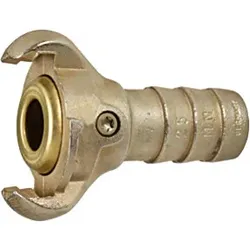 Riegler Klauenkupplung mit Schlauchanschluss, LW 13, mit Messing-Dichtung