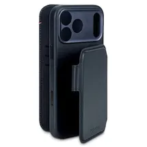 decoded iPhone 17 Pro Leder Wallet Navy Shadow
