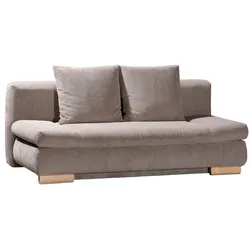 Schlafsofa Anton Cord Grau Taupe
