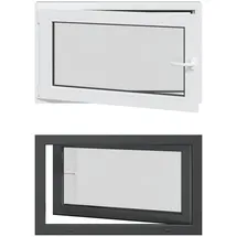 vidaXL Kellerfenster RISOR 100 x 50 cm grau
