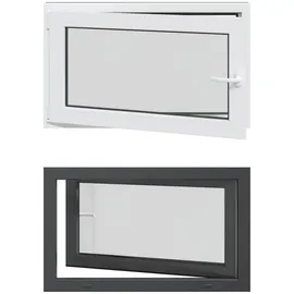 vidaXL Kellerfenster RISOR 100 x 50 cm grau