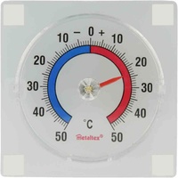 Metaltex Fensterthermometer, Thermometer + Hygrometer