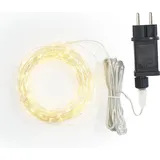 VBS LED-Lichterkette 20 m Silber