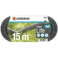 Gardena Textilschlauch Liano Life 15 m Set 18445