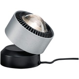 Paulmann LED Tischleuchte Aldan 3,5W Schwarz Alu gebürstet