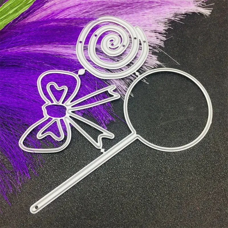 【3 € Rabatt ab 10 €】Kombinationsschablonen aus Metall für Bonbons und Schokolade, Schneidematrizen für Papier, Embossing, Stanzschablonen für die Scrapbook-Maschine