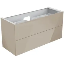 Keuco Waschtischunterschrank 2 Auszüge 140 x 70 x 53,5 cm Cashmere/Glas Cashmere