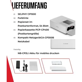 Canon Selphy CP1500 weiß