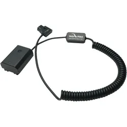 IndiPro Coiled D-Tap zu Sony L-Serie (NP-F) Typ Dummy-Akku (24-36", reguliert)