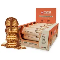 Maxi Nutrition Protein Waffle Bar 12x40g - Double Milk Spread Riegel, 550 g, Riegel