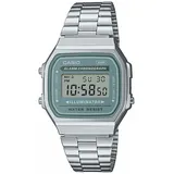 Casio Vintage Digital Illuminator (36Mm) Blaues Digitalzifferblatt /