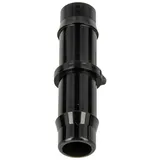 tecuro Schlauchverbinder Ø 11 mm gerade schwarz