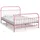 vidaXL Bettgestell 140 x 200 cm Rosa