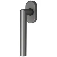 Meintürgriff Fenstergriff Toulouse L-Form Dreh-Kipp samtgrau 7mm 24/31-36/42