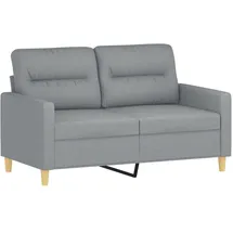 vidaXL 2-sitzer-sofa Hellgrau 120 cm Stoff