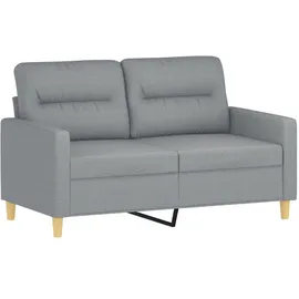 vidaXL 2-sitzer-sofa Hellgrau 120 cm Stoff