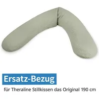 Theraline Stillkissenbezug 190 cm Musselin Salbei
