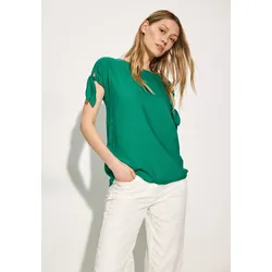 Shirtbluse, mit Knoten-Detail, Gr. L (42), malachite green, , 97354049-L