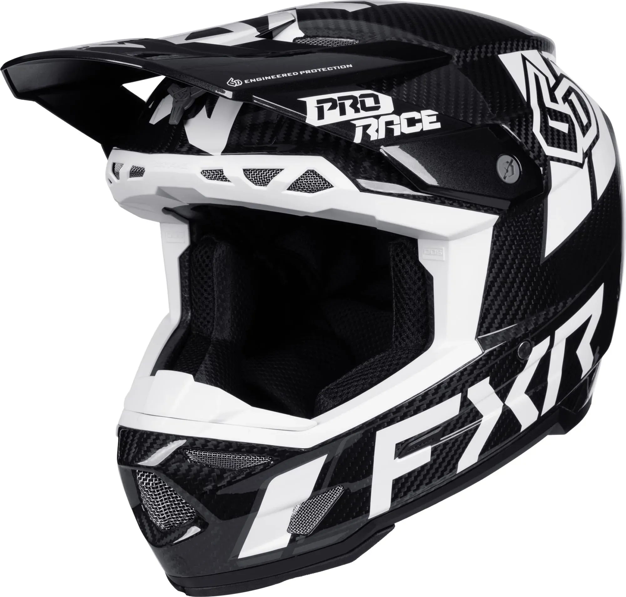 FXR 6D ATR-3Y Carbon Jugend Motocross Helm