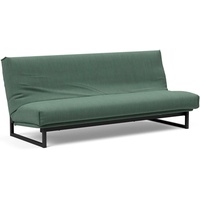 INNOVATION LIVING TM Schlafsofa Fraction Dauerschlaffunktion, schlicht und elegant, Industriedesign, bequem, Rückenlehne 3-fach verstellbar grün