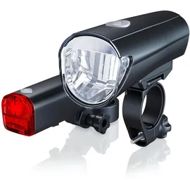 Aplic LED Fahrradlampen Set mit Front & Rücklicht StVZO zugelassen / Energiesparend / 30 Lux